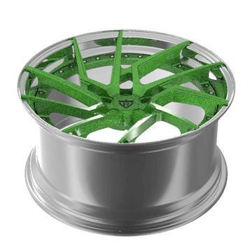 2 PIECE FORGED GREEN WHEEL SERIES: RV-DF041 - RVRN WHEELS
